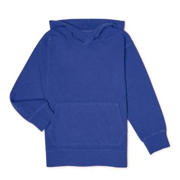 Wonder Nation Boys Pullover Hoodie Blue NWT - Picture 1 of 3